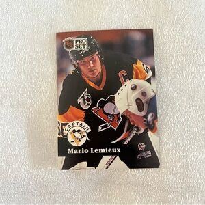581 Mario Lemieux Pro Set Hockey Card